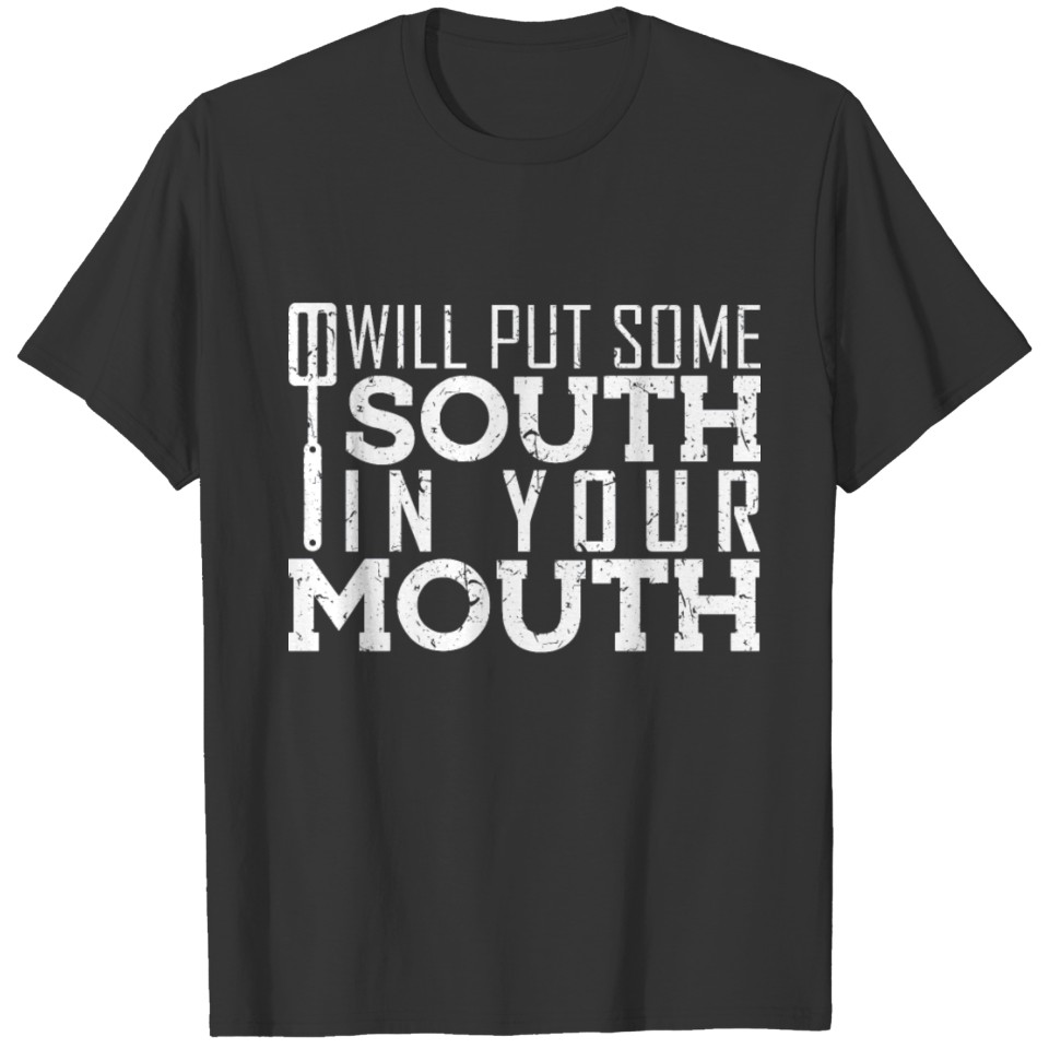 BBQ LOVER FUNNY QUOTE Pitmaster Gift Grill T-shirt