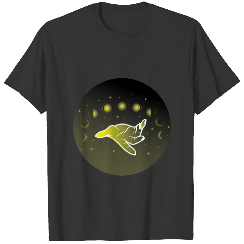 Moon Hands Spiritual Person Gift T-shirt