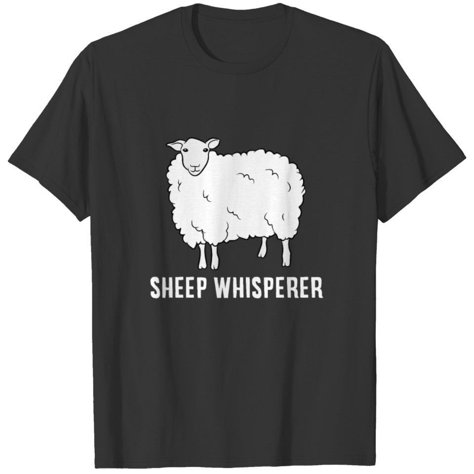 Funny Sheep Whisperer Sheep Farmer T-shirt
