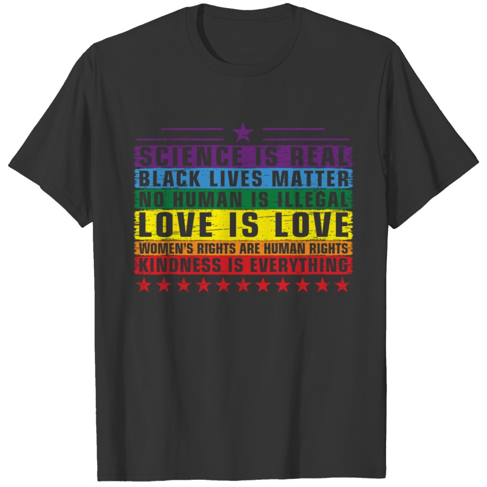 Science Is Real Black Lives Matter T Shirts