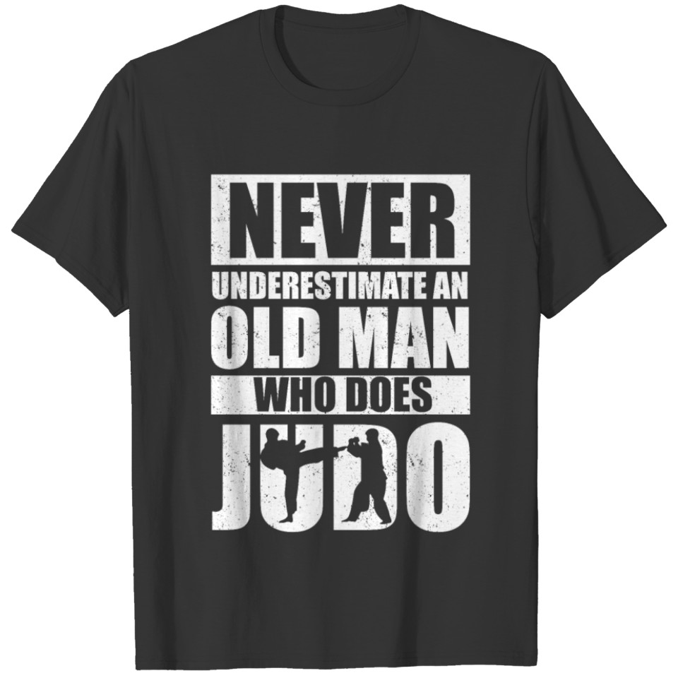 Judo Karate Martial Arts Old Man Oldies T-shirt