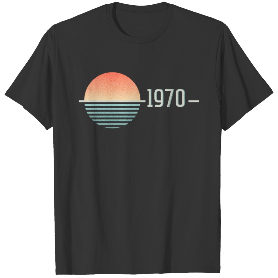 1970 Retro Sunset vintage 70 s T-shirt