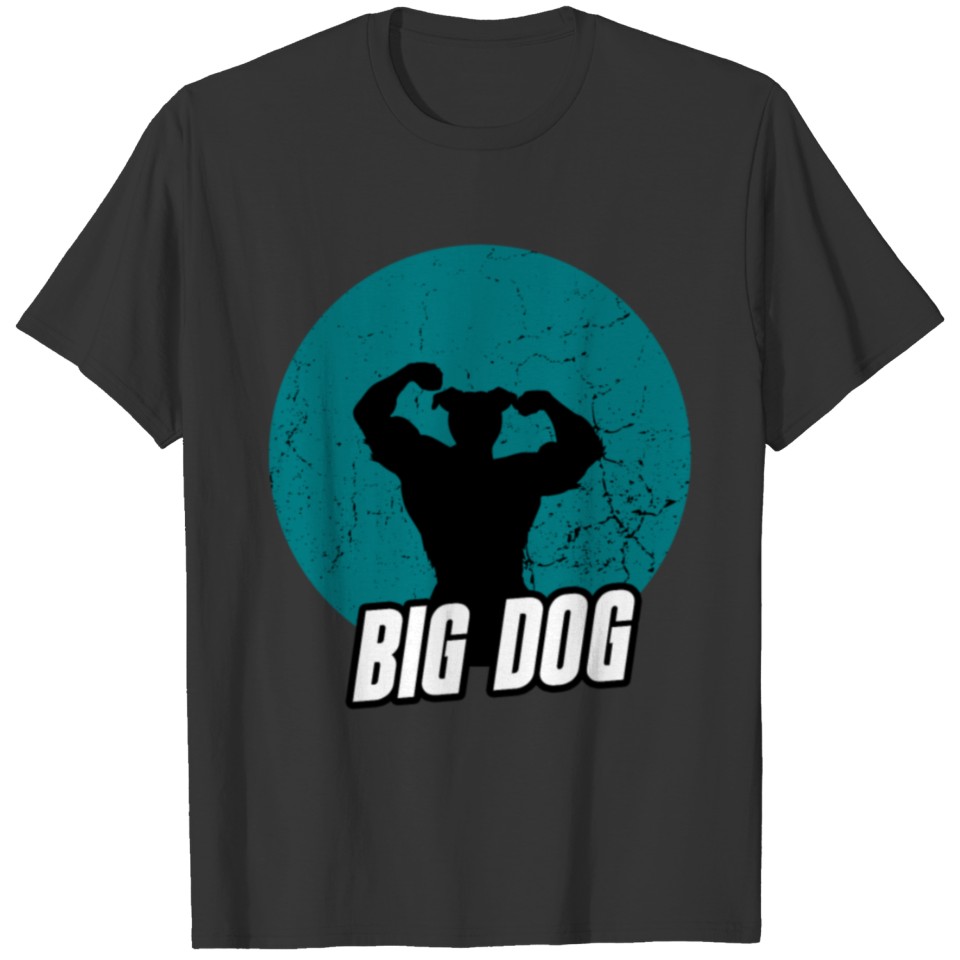 Big Dog Zombie Vampire Gym Fitness Muscles Sport T Shirts
