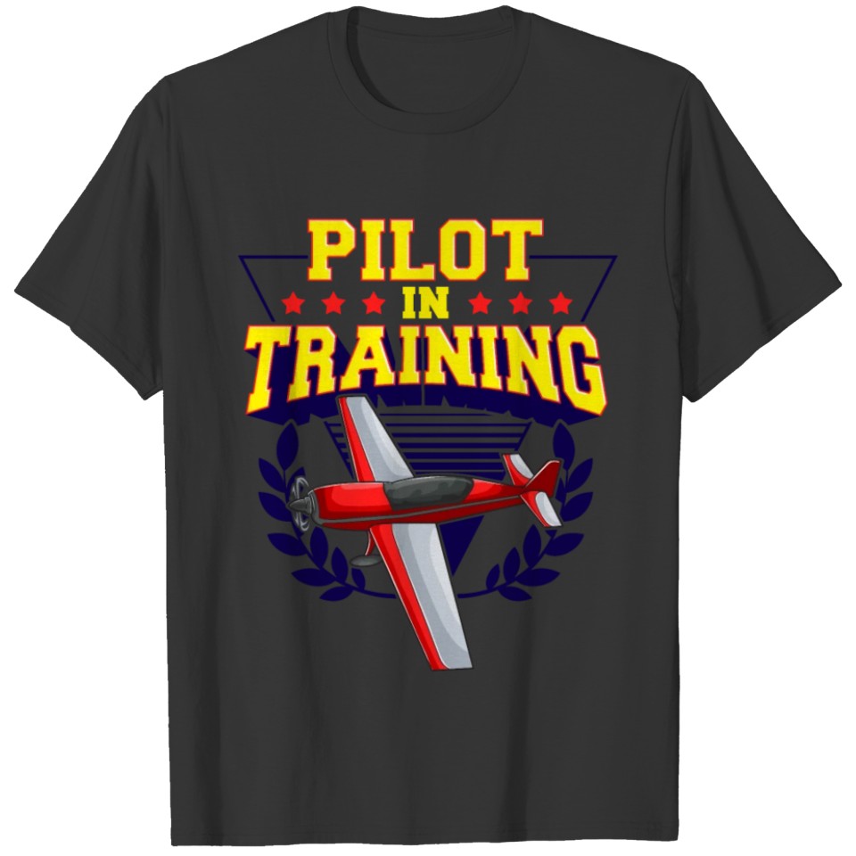 Pilot In Training Airplane Future Pilot T-shirt