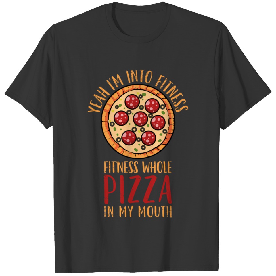 Pizza Fitness Workout T-shirt