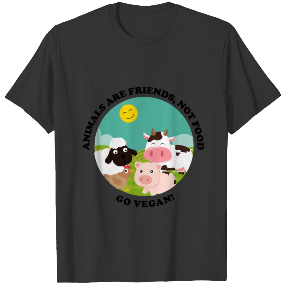 Go Vegan - Cute Vegetarian Healthy Veganism Gift T Shirts