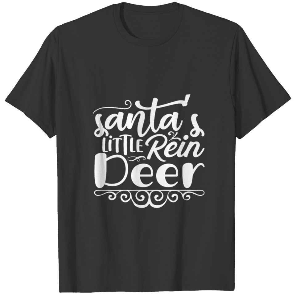 santa little reindeer T Shirts