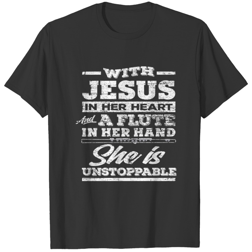 Flute Christianity T-shirt