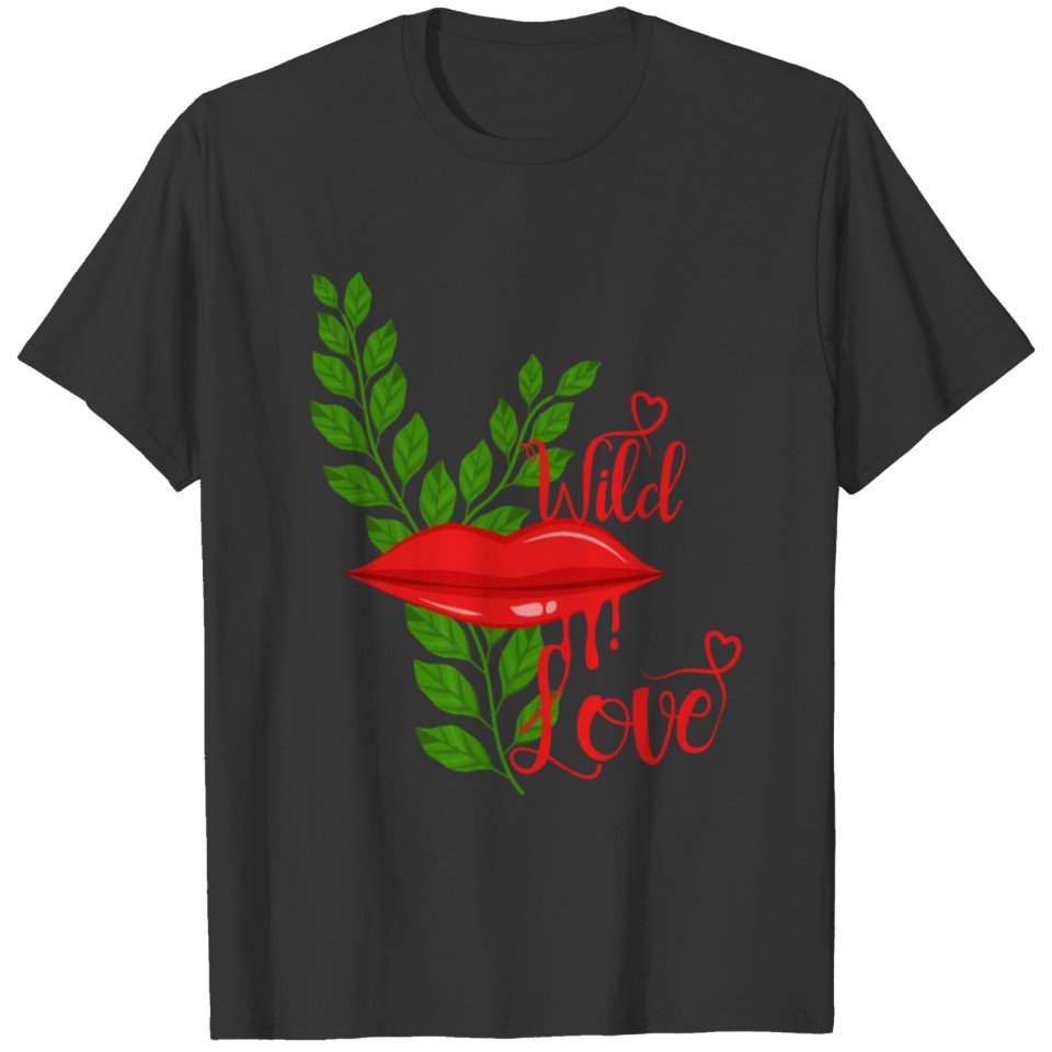 Wild Love Hot Lips T-shirt