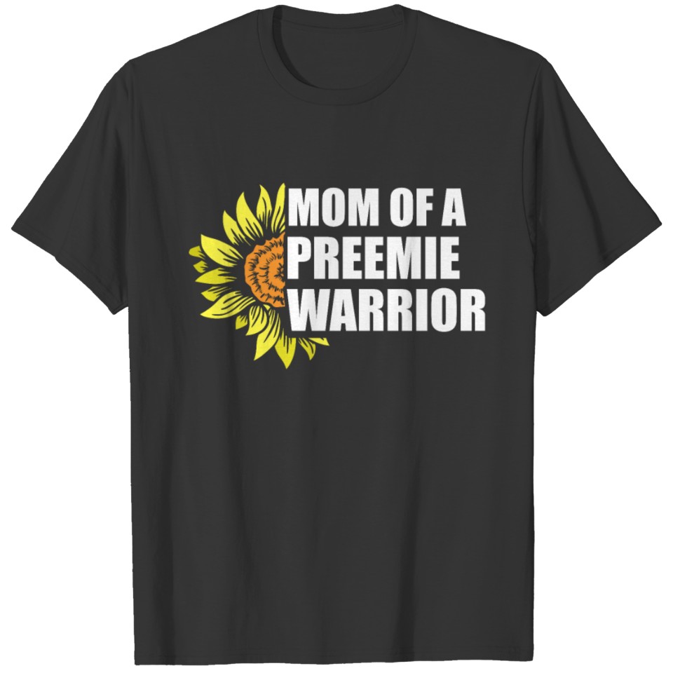 Micro Preemie NICU New Mom Sunflower Premature T Shirts