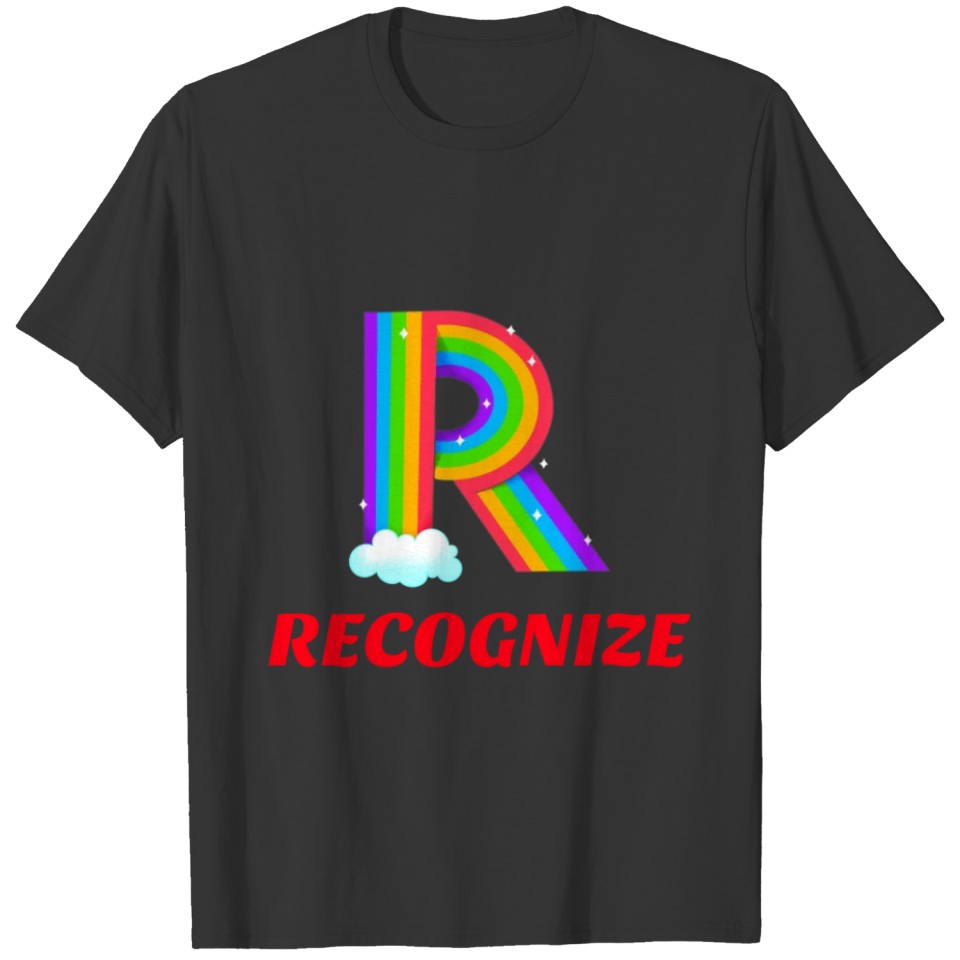 Rainbow Pride Recognize T-shirt