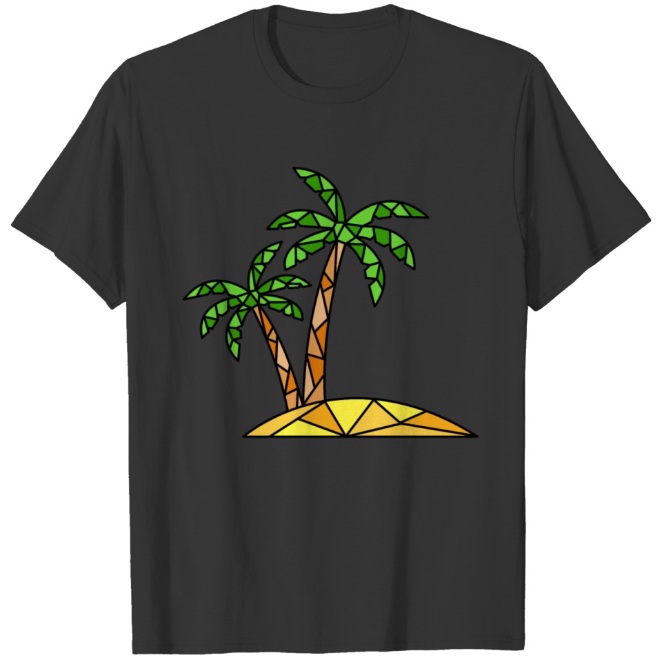 Geometrical Palm tree T-shirt