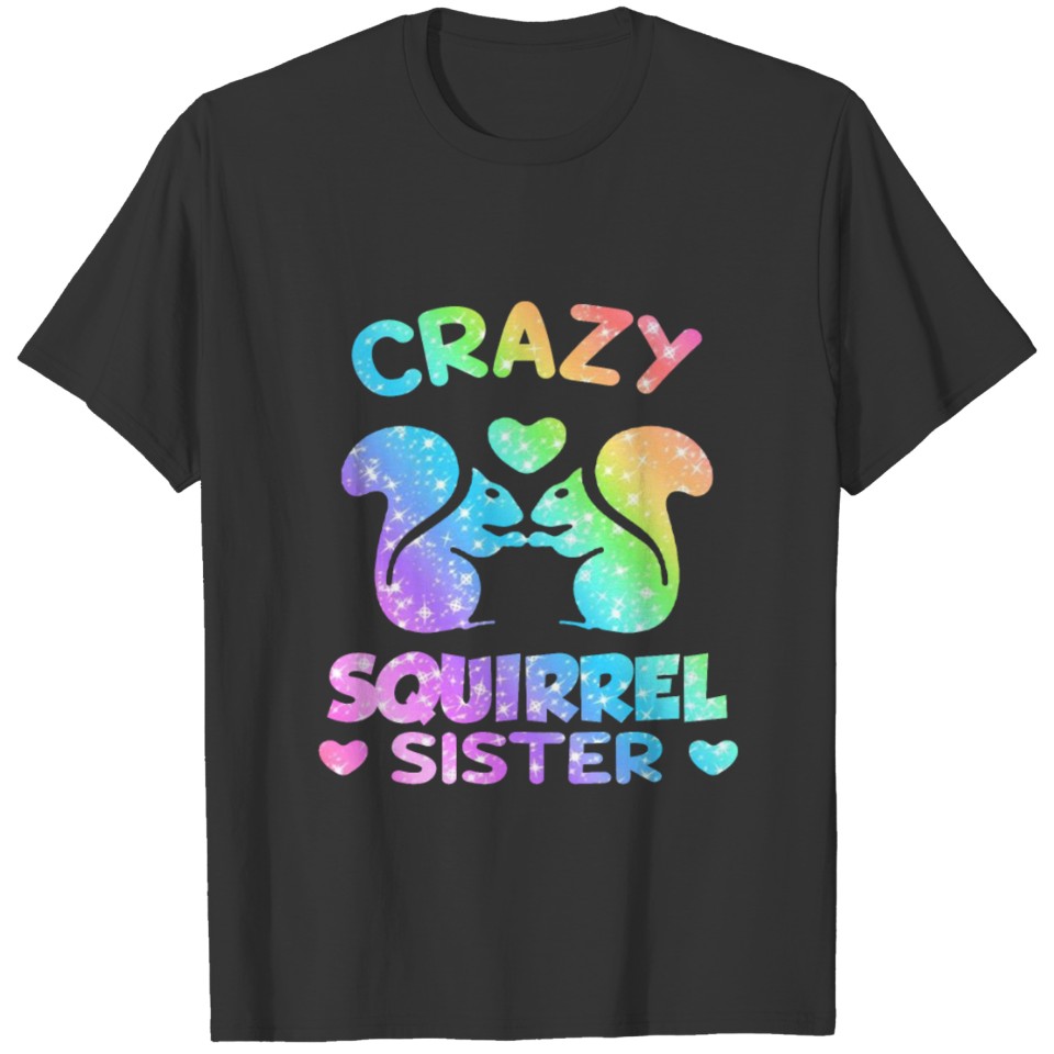 RAINBOW SQUIRREL SISTER T Shirts