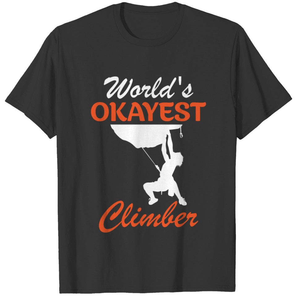 Rock Climbing Climber Bouldering Gift T-shirt