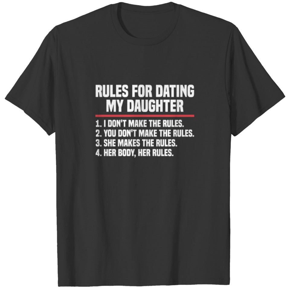 Rules For Dating Women's Rights Feminism Feminist T-shirt