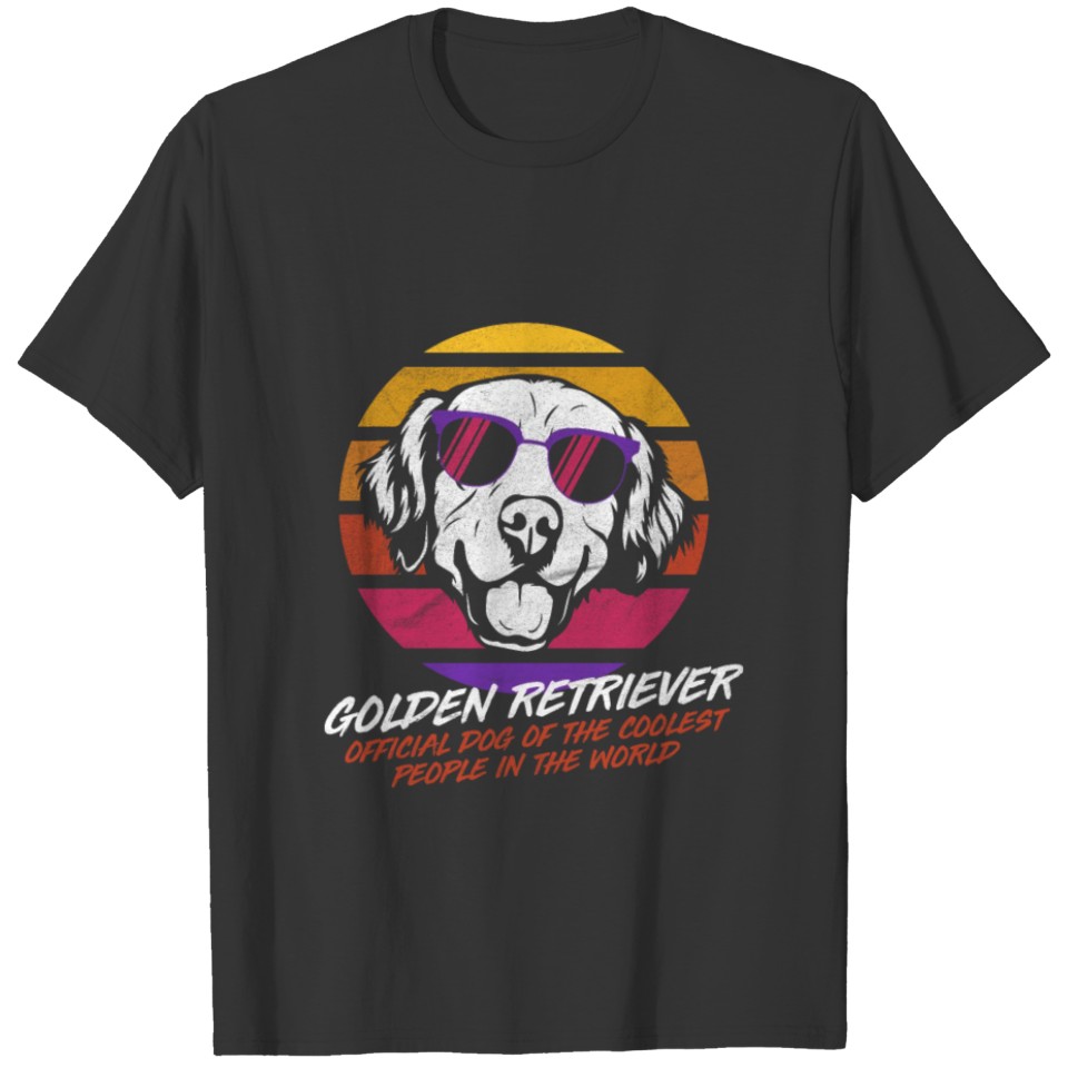 Coolest Golden Retriever T-shirt