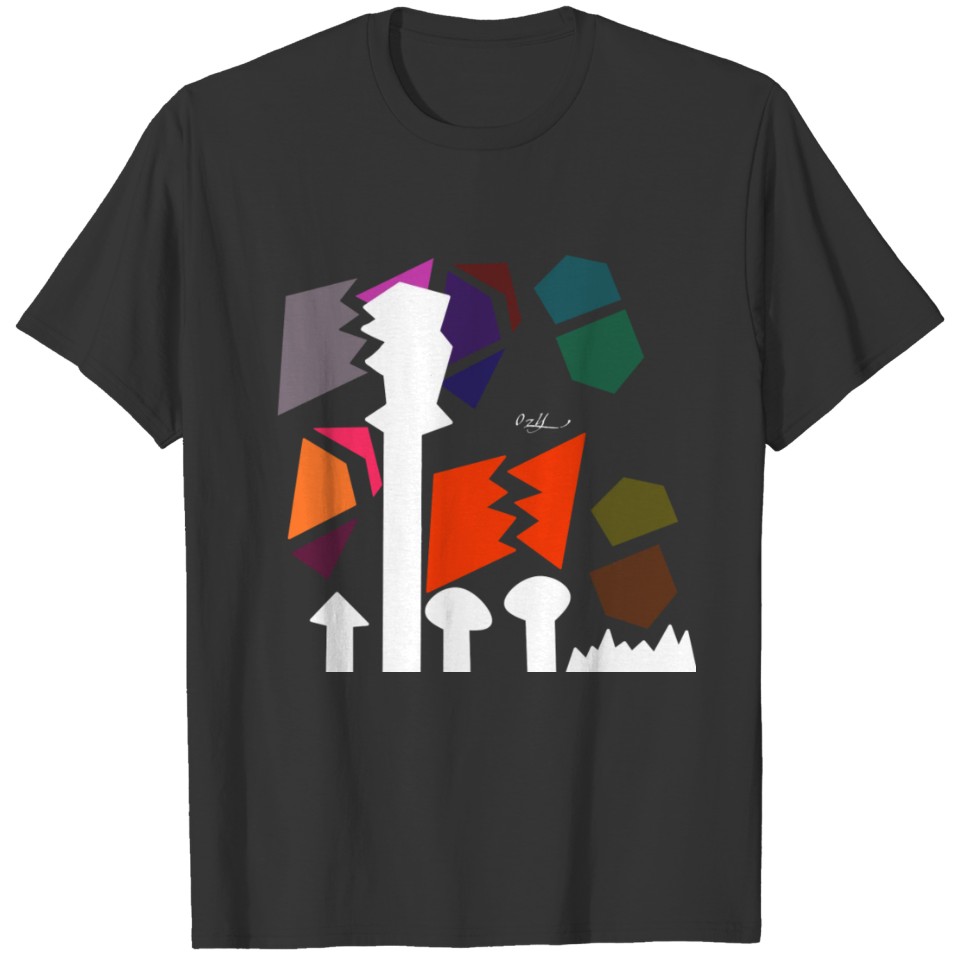 Illustration puzzle abstract T-shirt T-shirt