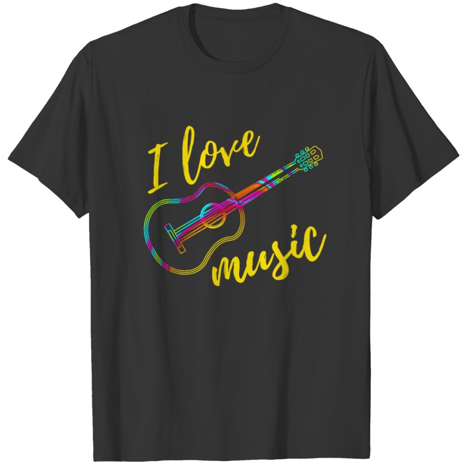 Guitars Gift Music Design T-shirt