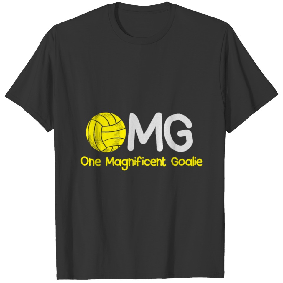 Water Polo Team Player Funny Goalie Watersport T-shirt
