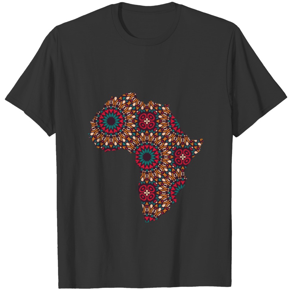 African Print Pattern T-shirt