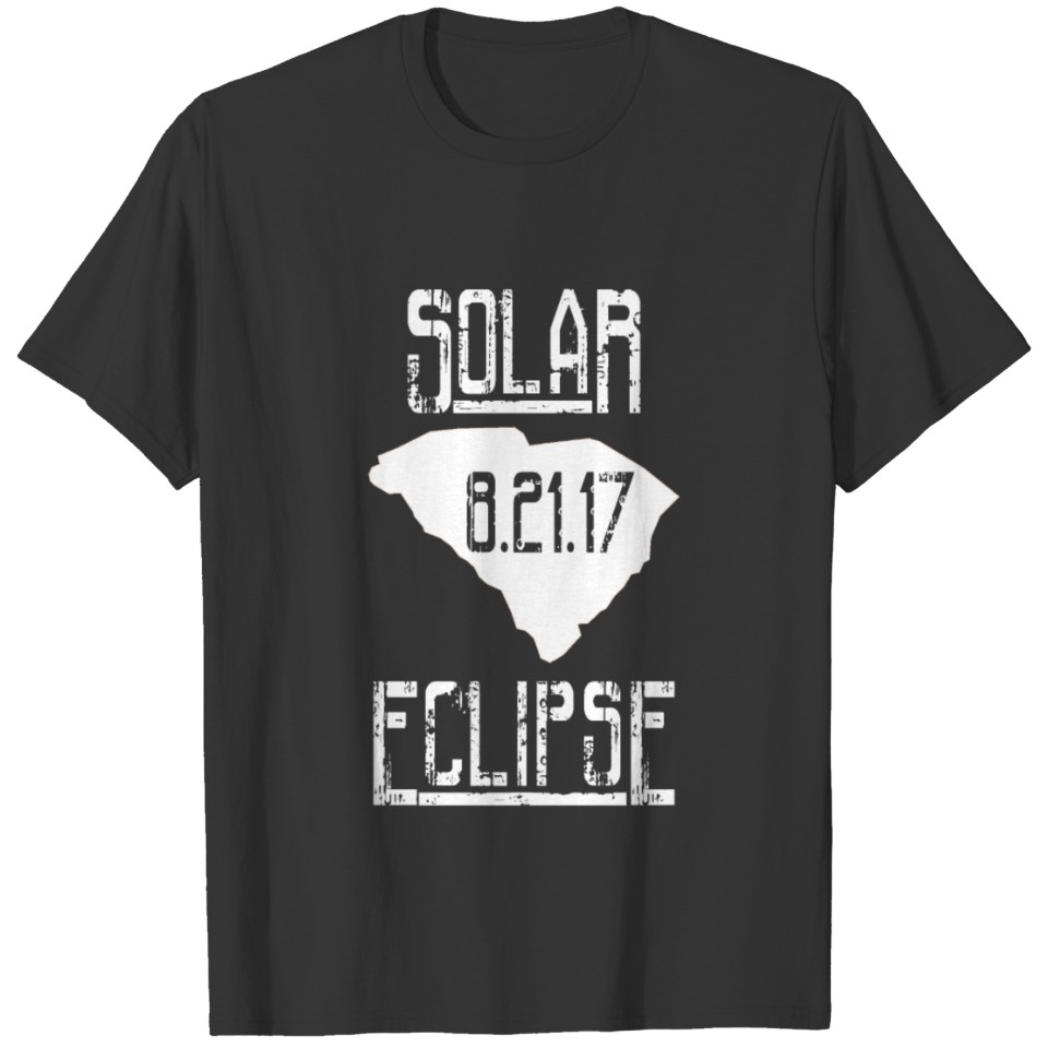 SOUTH CAROLINA SOLAR ECLIPSE graphic - DISTRESSED T-shirt