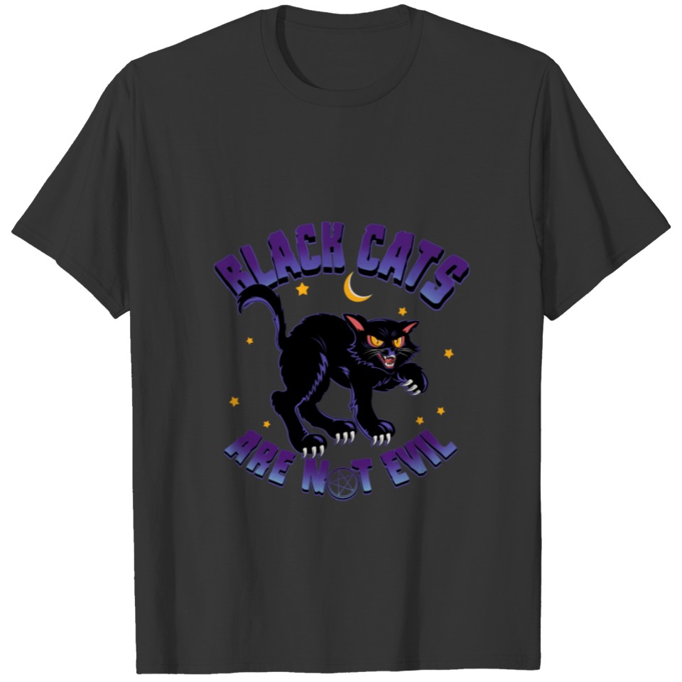 Black Cats Are Not Evil T-shirt