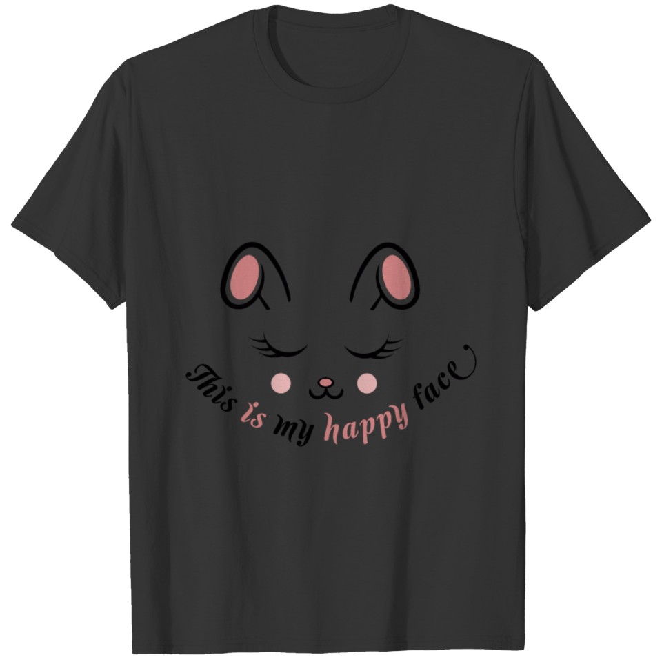 this is my Happy Face Kids Face Mask T-shirt