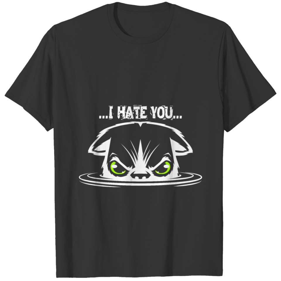 Evil Funny Cat T-shirt