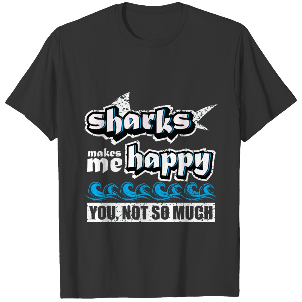 Shark Shark Shark Costume Shark Fin Marine Animal T-shirt
