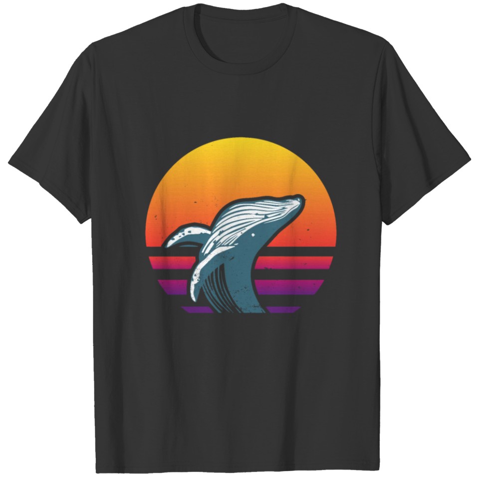 Beautiful Whale Funny Jumping Animals T-shirt