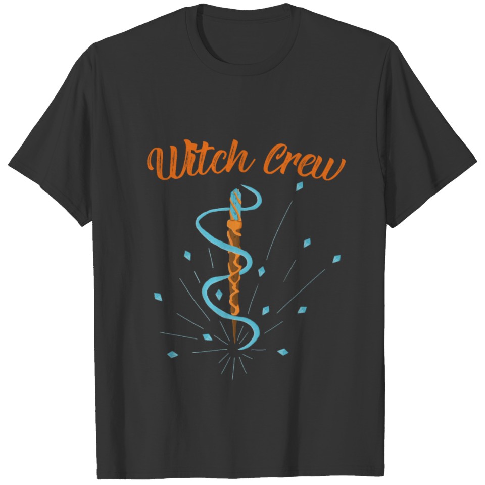 Witch Crew Womens Halloween Group T-shirt