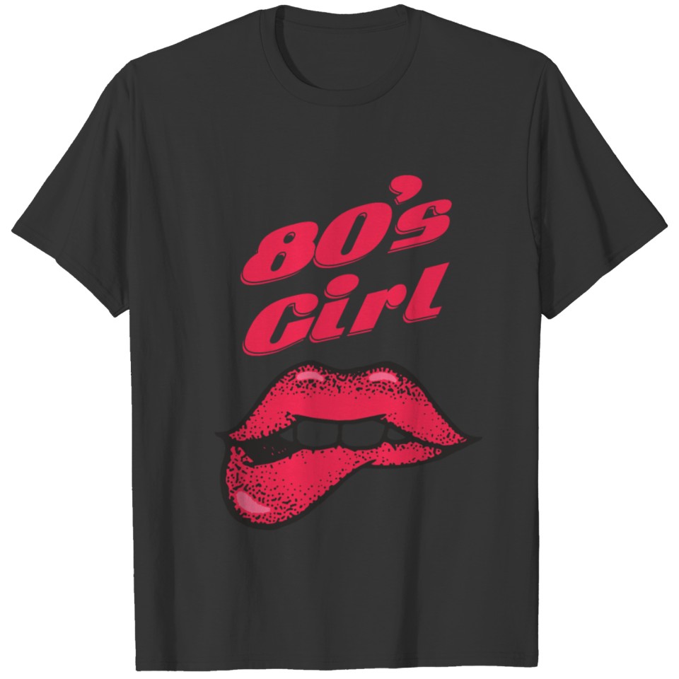 80 s girl lips T-shirt