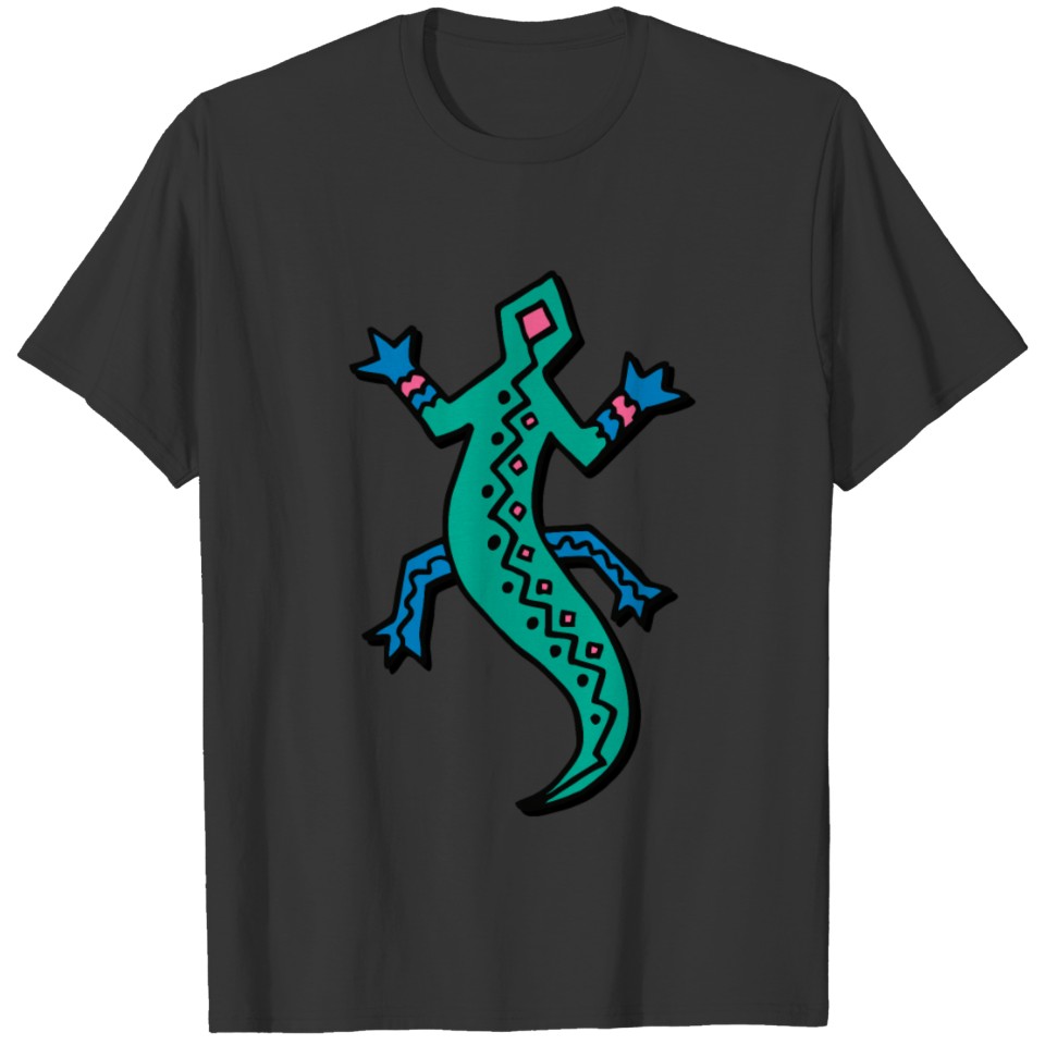 Abstract Lizard - Pets and Lizards T Shirts