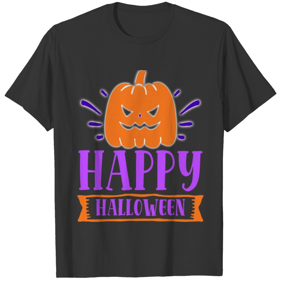 Happy Halloween Pumpkin Gift Idea All Hallows Eve T-shirt