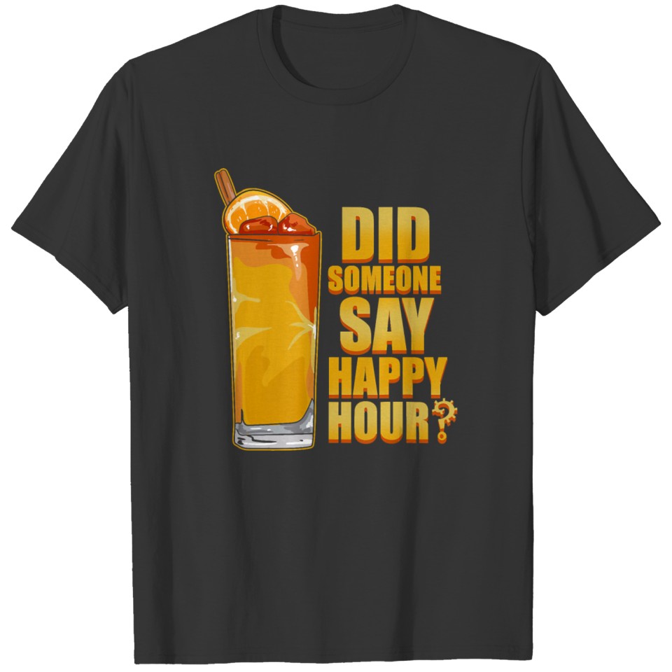 Cocktail - Mai Tai Happy Hour - Bar T Shirts