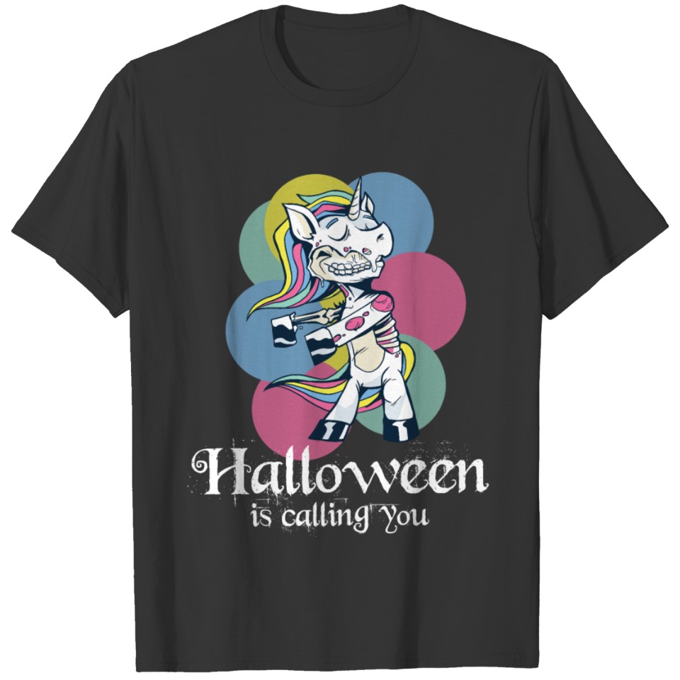Halloween Dancing Rainbow Unicorn Dance T-shirt