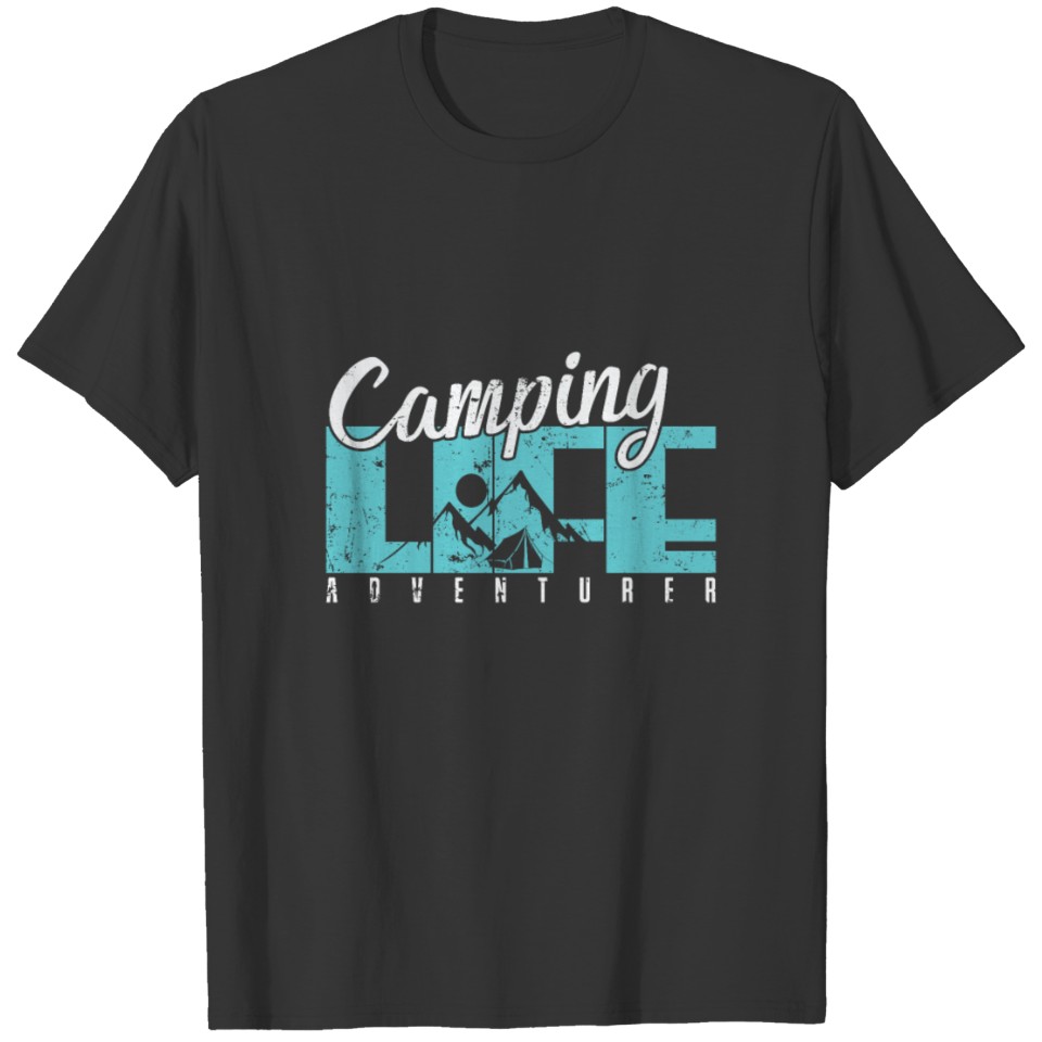 Camping Life "Life Adventurer" T-shirt