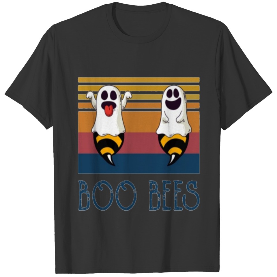 Boo Bees Couple Ghost Halloween T Shirts