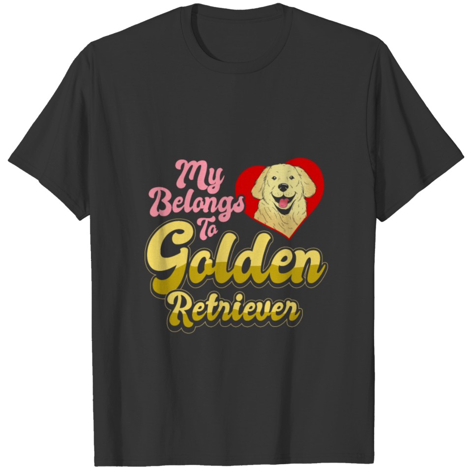 Retriever Dog Pet Golden Retriever Animal Gift T-shirt