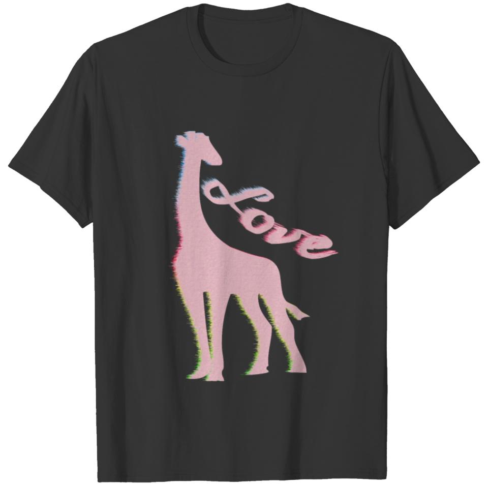 Big Giraffe In The Wind With Love T-shirt