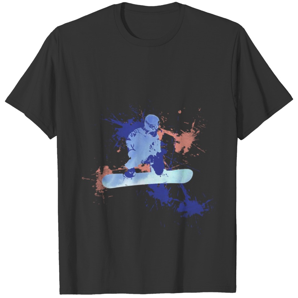 Snowboarder abtract Snowboard Ski Winter Sports T-shirt
