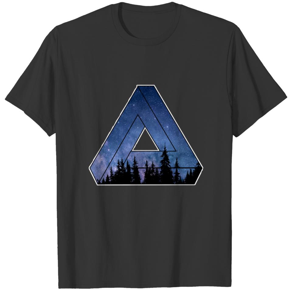 Triangle nature T-shirt