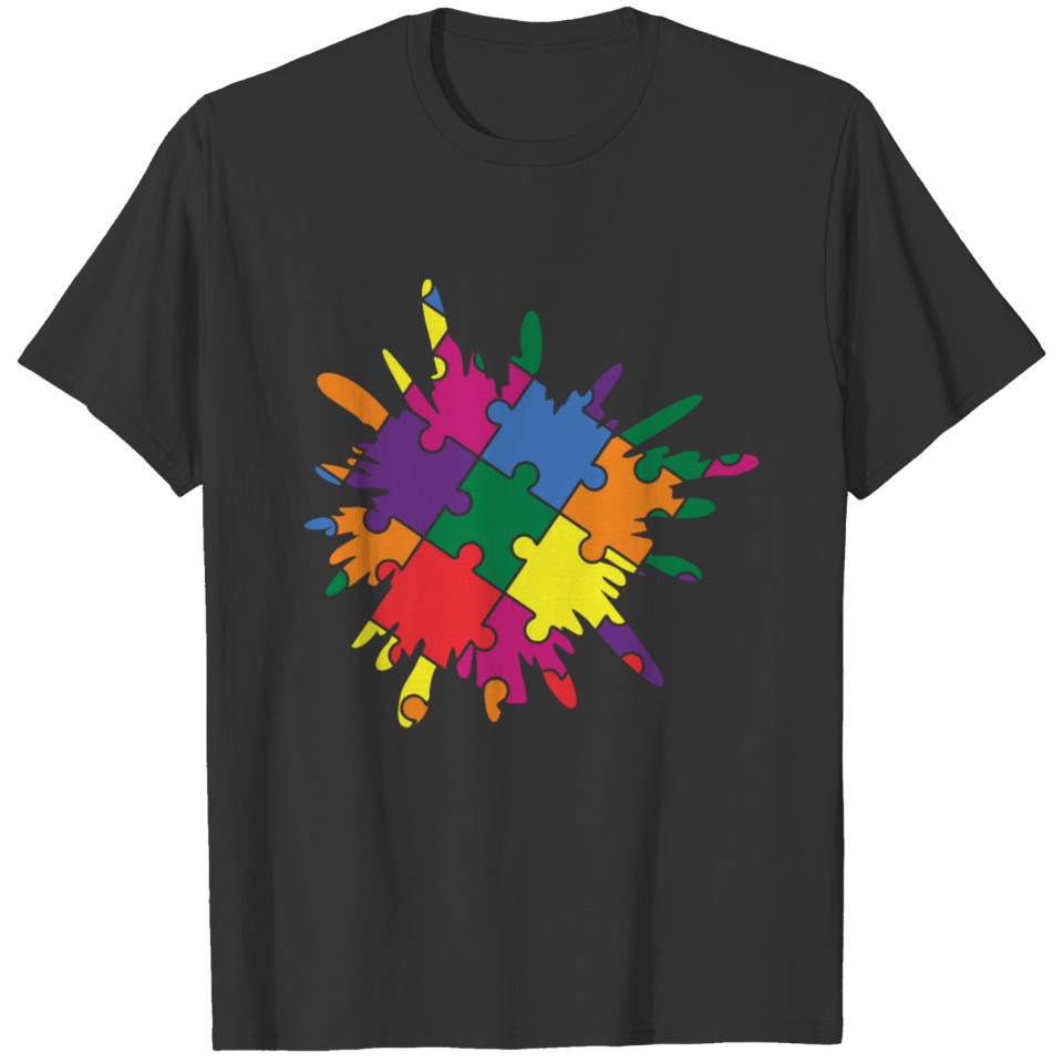 Autism Colored Puzzles T-shirt