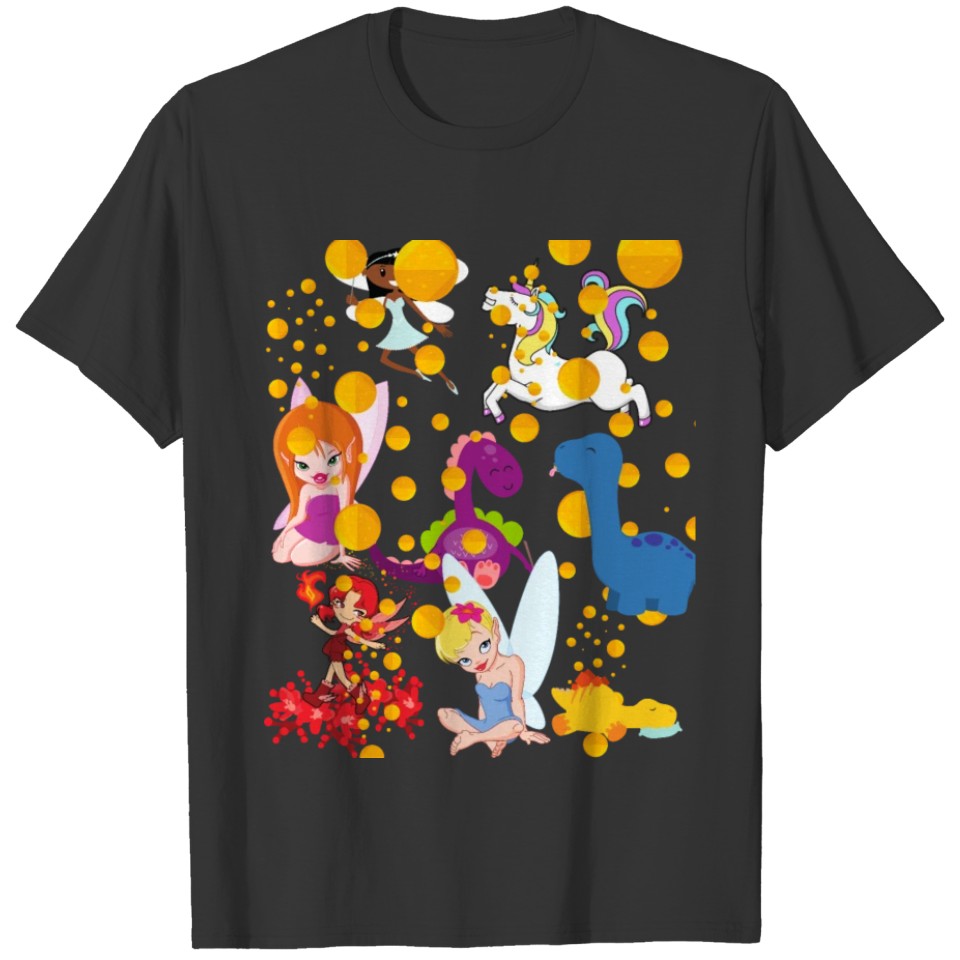 Fairies ,Dinosaurs and Unicorns T-shirt
