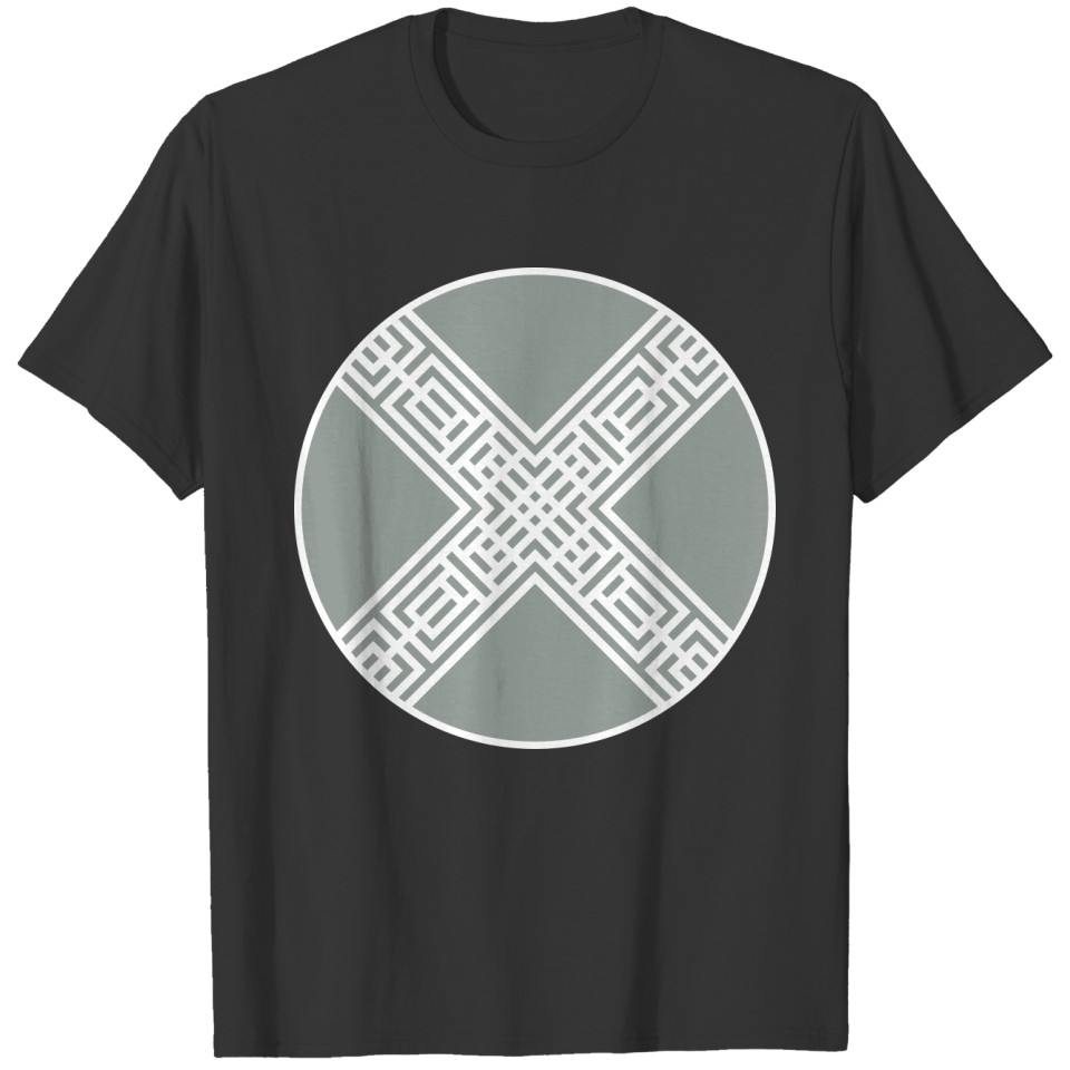 Circle White Cross T Shirts