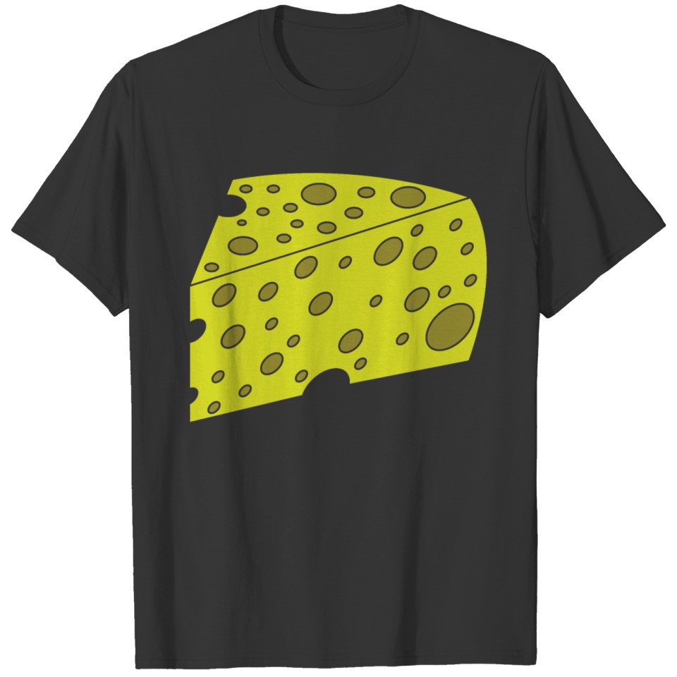 Cheese Piece Of Cheese Cheesy Motif T-shirt