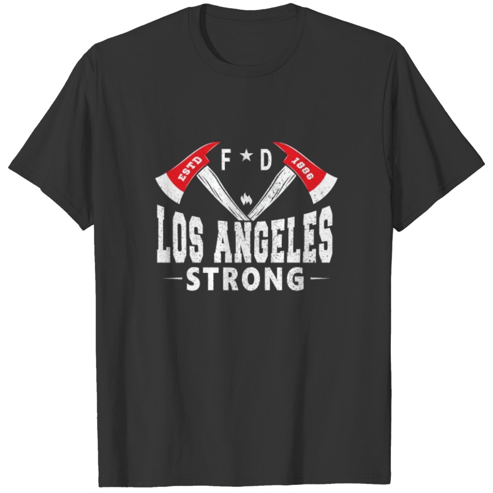 LAFD STRONG, LA T-shirt