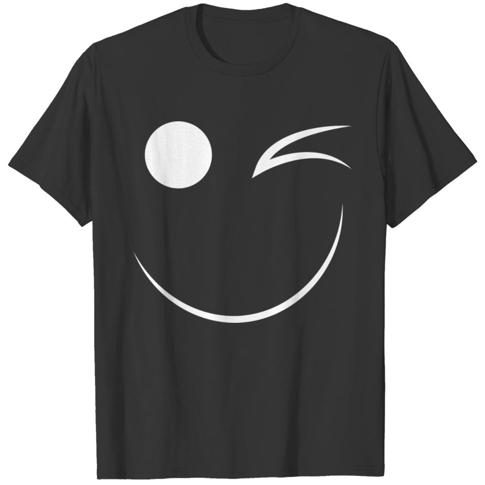 wink smile T-shirt
