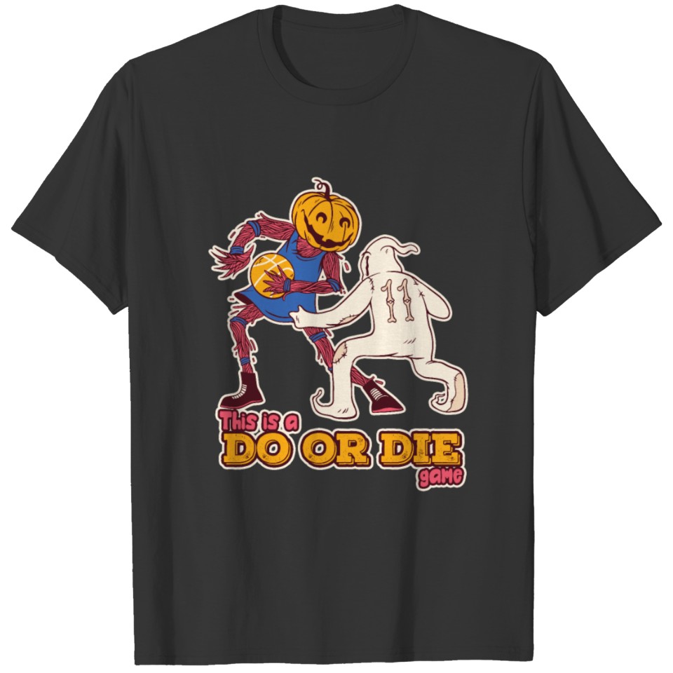 Halloween basketball T-shirt