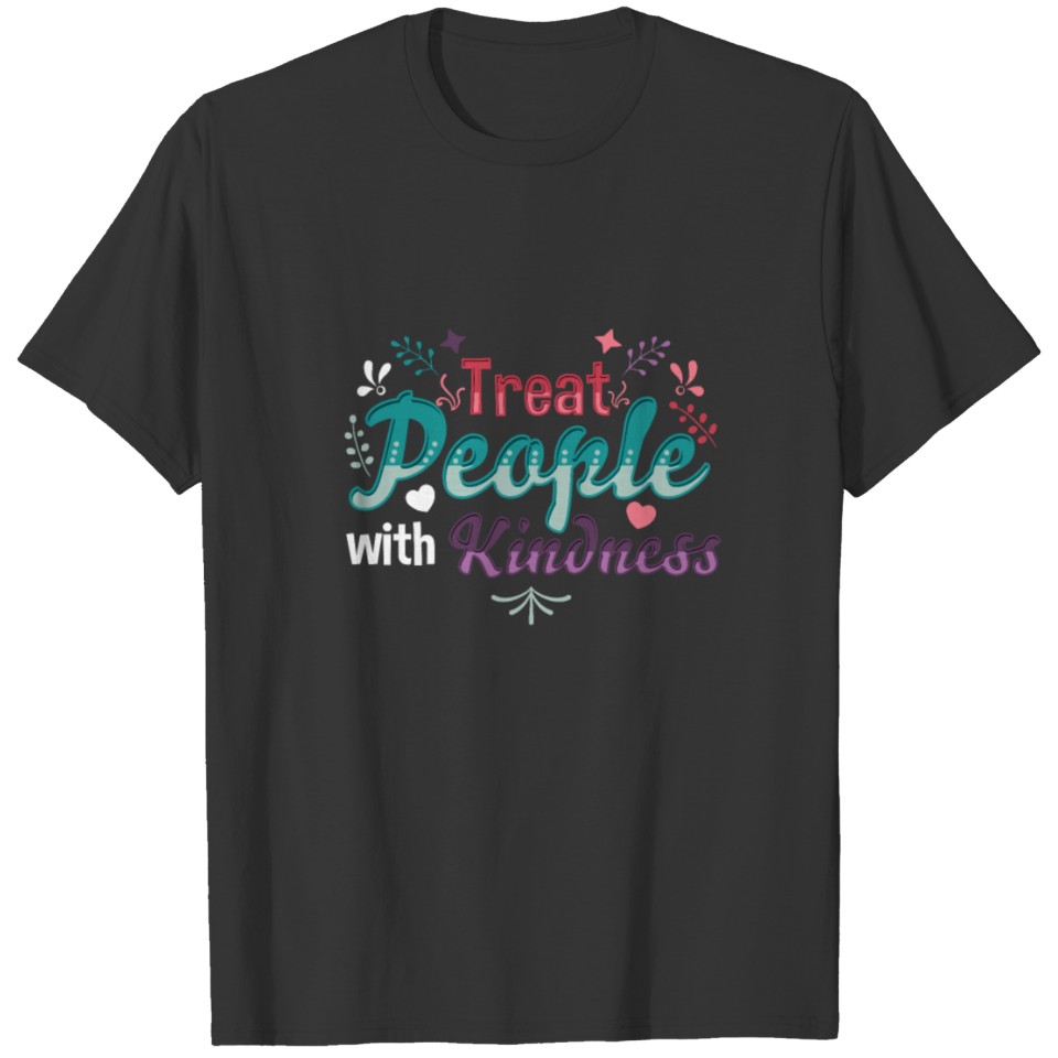 Treat People With Kindness Flower Love Equality T Shirts
